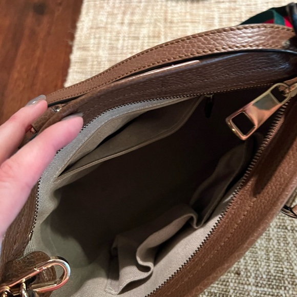 ✅ Gucci 2way Shoulder Bree GG Canvas. EUC . Authentic w/COA & unbranded strap. - Picture 7 of 11